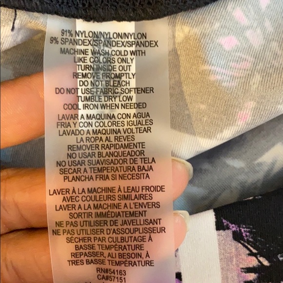 Calvin Klein Performance ‘Miami Nights’ High Waist Shorts Woman’s Size Large - Picture 4 of 5